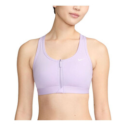 Nike: Фиолетовый бюстгальтер  Swoosh