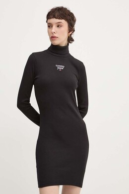 Tommy Jeans: Чёрное платье 