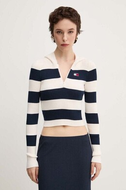 Tommy Jeans: Бежевый свитер 