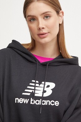 New Balance: Чёрная толстовка 
