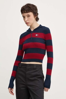 Tommy Jeans: Тёмный свитер 