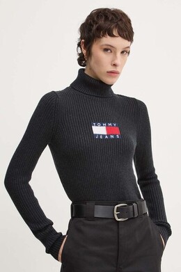 Tommy Jeans: Серый свитер 