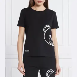 Moschino: Чёрная футболка 
