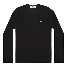 Comme Des Garçons Play: Чёрная футболка 