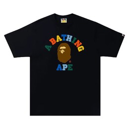 A BATHING APE: Чёрная футболка 