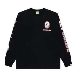 A BATHING APE: Футболка с длинным рукавом 