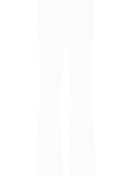 Courreges: Белые брюки 
