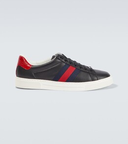 Gucci: Чёрные кроссовки  Ace
