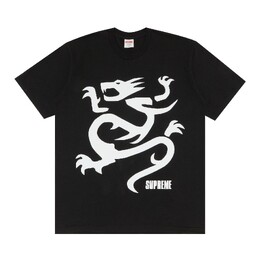 Supreme: Чёрная футболка  Dragon