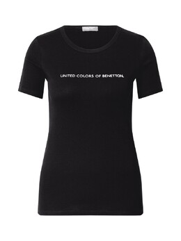 United Colors Of Benetton: Чёрная футболка 