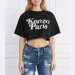 Kenzo: Короткая футболка 