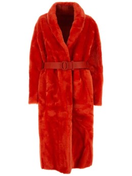 Jil Sander: Красная дублёнка 