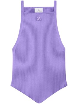 Courreges: Фиолетовый топ 