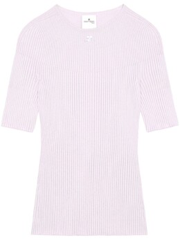 Courreges: Розовый топ 
