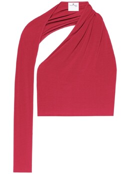 Courreges: Красный топ 