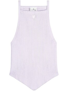 Courreges: Фиолетовый топ 