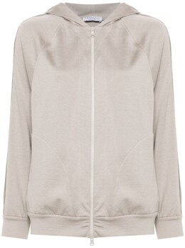 Brunello Cucinelli: Куртка  Monili с капюшоном