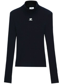 Courreges: Синий топ 