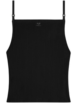 Courreges: Чёрный топ 