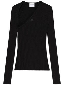 Courreges: Чёрный топ 