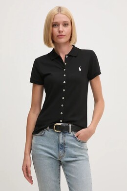 Polo Ralph Lauren: Чёрная футболка 
