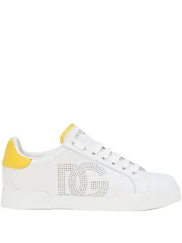 Dolce & Gabbana: Белые кроссовки 
