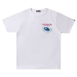 A BATHING APE: Белая футболка 