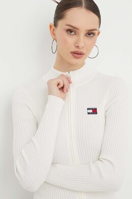 Tommy Jeans: Бежевый кардиган 
