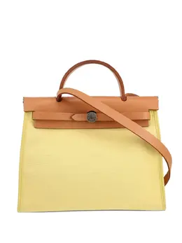 Hermès Pre-Owned: Жёлтая сумка-шоппер 