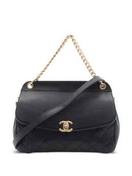 CHANEL Pre-Owned: Чёрная сумка 