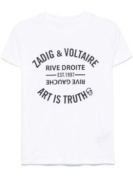 Zadig&Voltaire: Белая футболка 