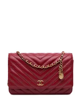 CHANEL Pre-Owned: Красный кошелёк 