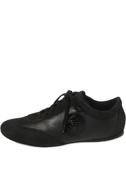 Versace Pre-Owned: Чёрные кроссовки 