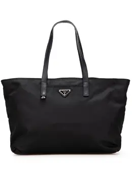 Prada Pre-Owned: Чёрная сумка-шоппер 