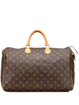 Louis Vuitton Pre-Owned: Коричневая сумка 