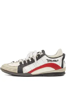 DSQUARED2: Белые кроссовки 
