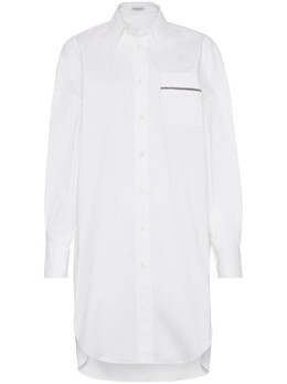 Brunello Cucinelli: Рубашка  Monili с длинным рукавом