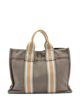 Hermès Pre-Owned: Сумка-шоппер в полоску 
