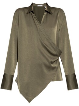 Helmut Lang: Блуза с запахом 