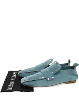 Céline Pre-Owned: Голубые лоферы 