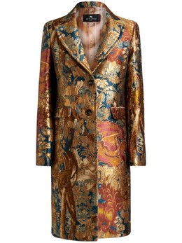 Etro: Жаккардовое пальто 