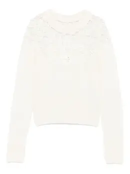 Ermanno Scervino: Белый свитер 