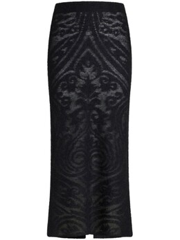 Etro: Жаккардовая юбка 