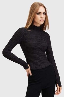 Allsaints: Чёрный свитер  Francesco