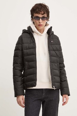 Tommy Jeans: Чёрная куртка 