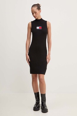 Tommy Jeans: Чёрное платье 