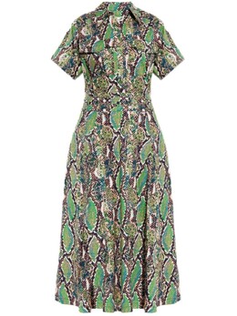 DVF Diane von Furstenberg: Зелёное платье 