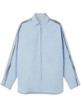 Stella McCartney: Синяя рубашка  Falabella