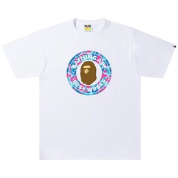 A BATHING APE: Белая футболка 