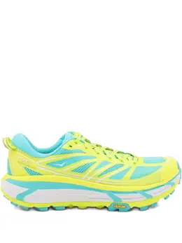 HOKA: Жёлтые кроссовки 